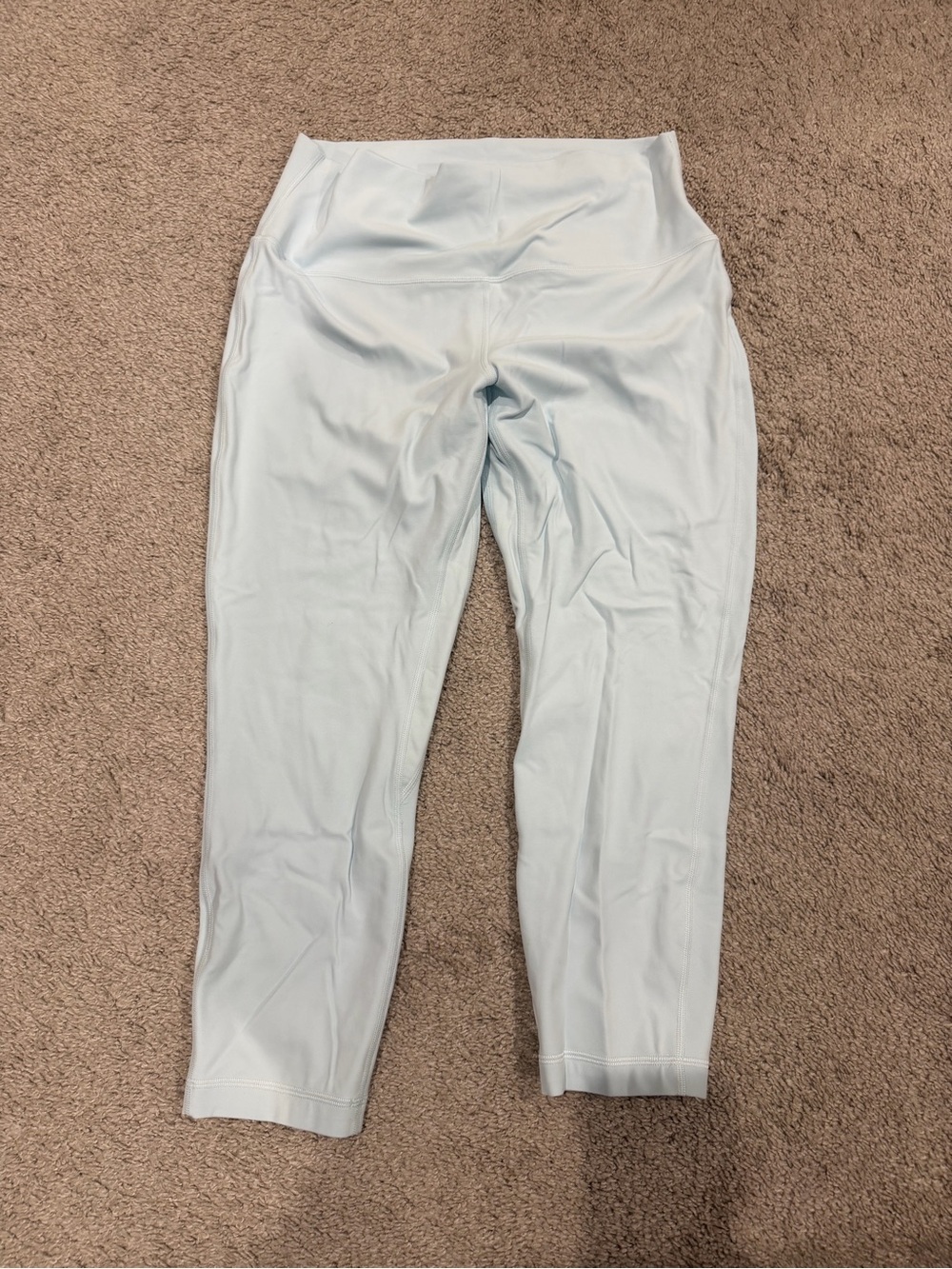 Lululemon Align high rise crop 23” ice blue